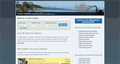 Desktop Screenshot of hotelahyeres.com
